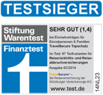 Stiftung Warentest "Sehr gut"